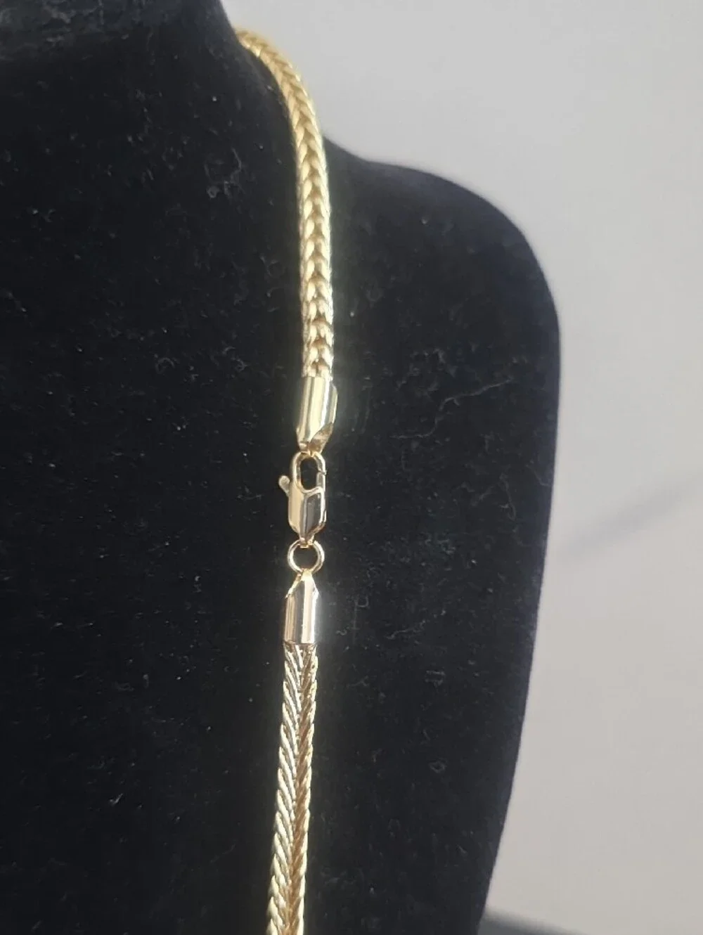 New 24inch 18K Gold Filled Franko Chain Necklace, 4.2mm